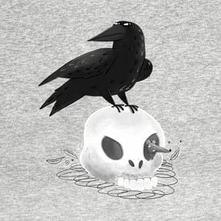 Creepy Crow searching T-Shirt
